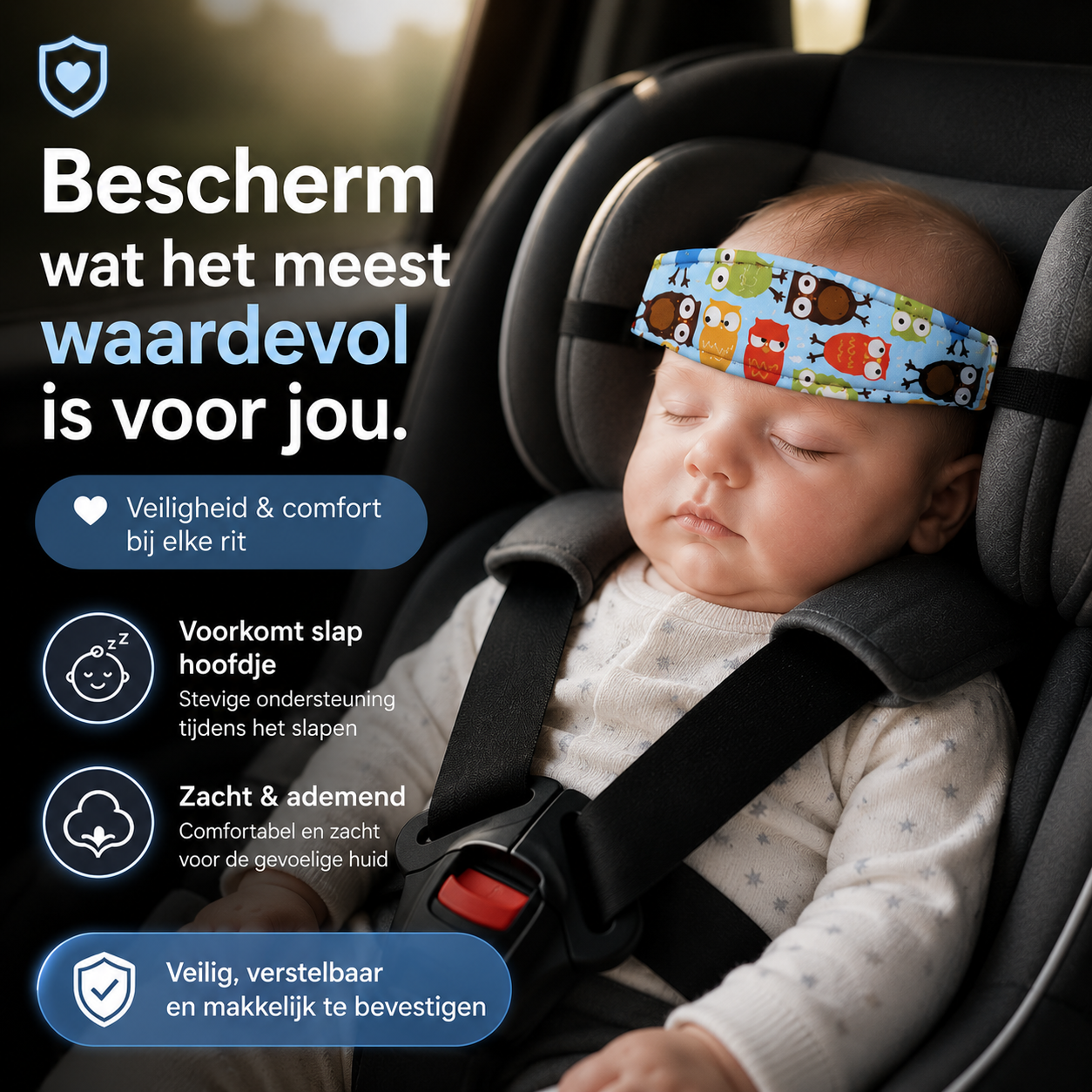 Secure Comfortable Head Strap