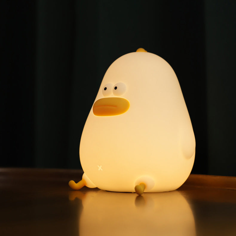 Squishy Silicone Dikke Kriel LED Nachtlamp - Perfect Cadeau voor Kinderen en Meisjes