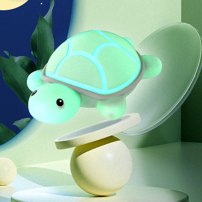 Huggwaii Squishy Silicone Schattige Schildpad LED Nachtlamp - Perfect Cadeau voor Kinderen en Meisjes