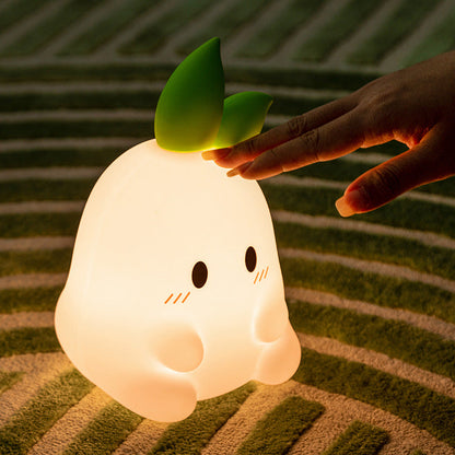 Huggwaii Squishy Silicone Schattige Radijs LED Nachtlamp - Perfect Cadeau voor Kinderen en Meisjes
