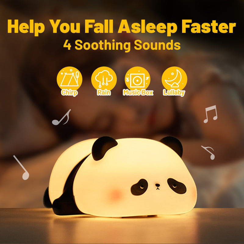 Huggwaii Schattige Panda Nachtlamp LED Squishy Tap Lamp Beste Cadeau voor Baby en Meisje