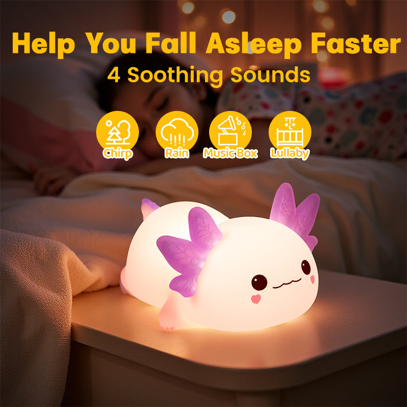 MeWaii® Axolotl Schattige Squishy Nachtlamp - Perfect Cadeau 🎁