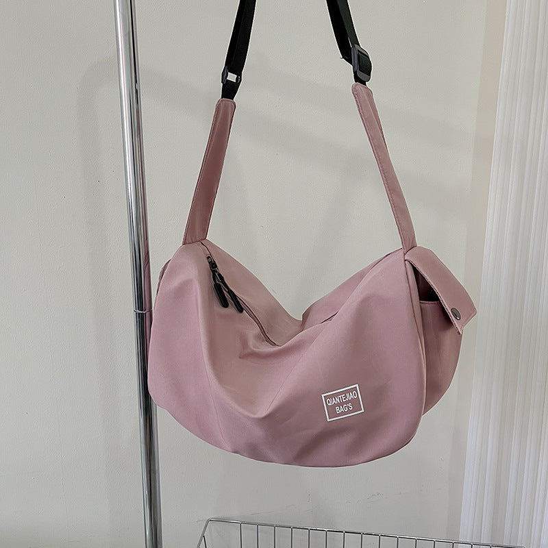 Sac à bandoulière en nylon décontracté et tendance, grande capacité, idéal pour le sport et les voyages