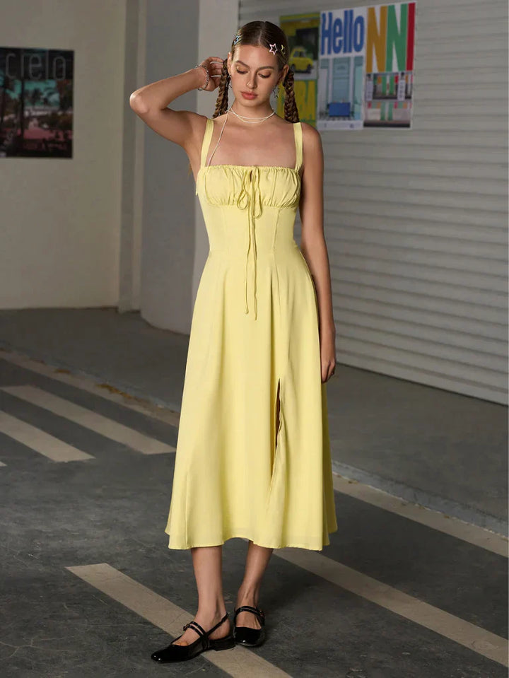 Boutique Paris - ROBE D'ÉTÉ JAUNE