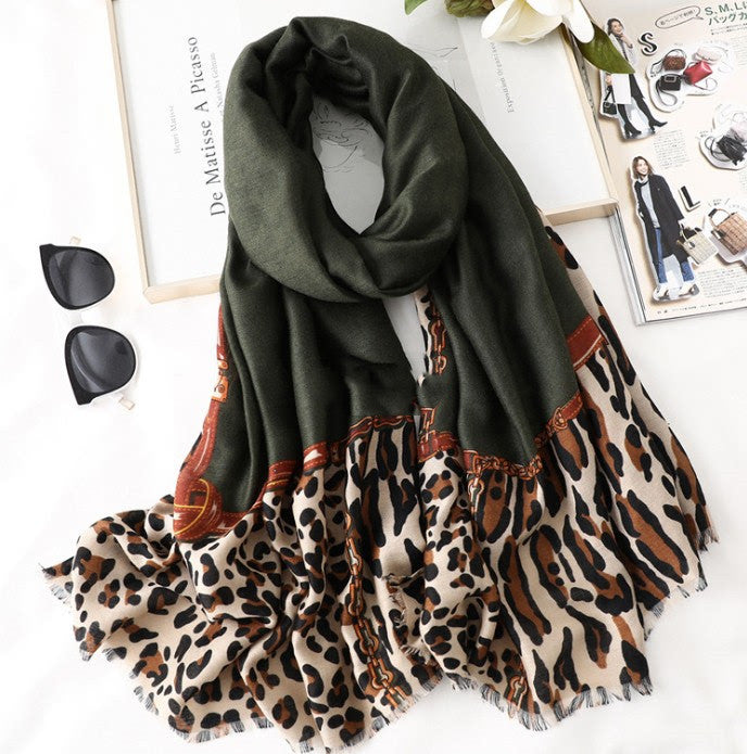 Leopard Flow - Écharpe unisexe