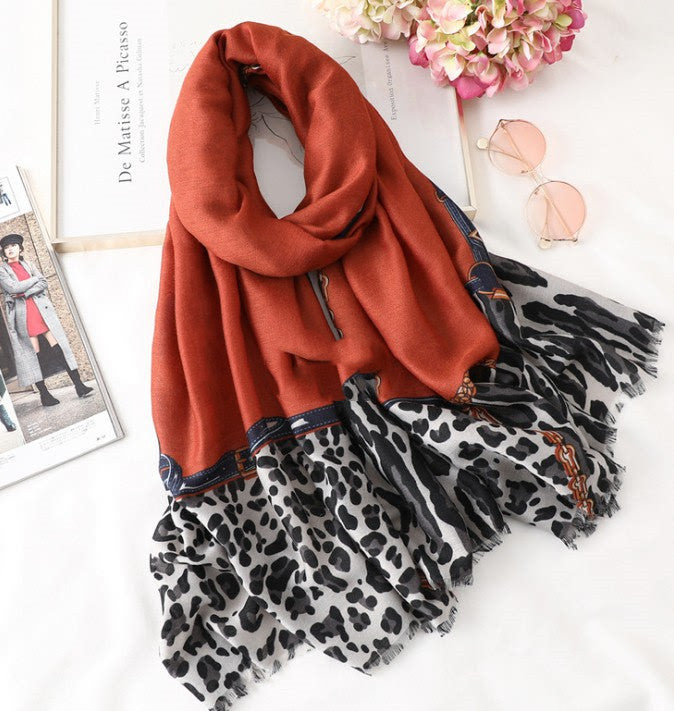 Leopard Flow - Écharpe unisexe