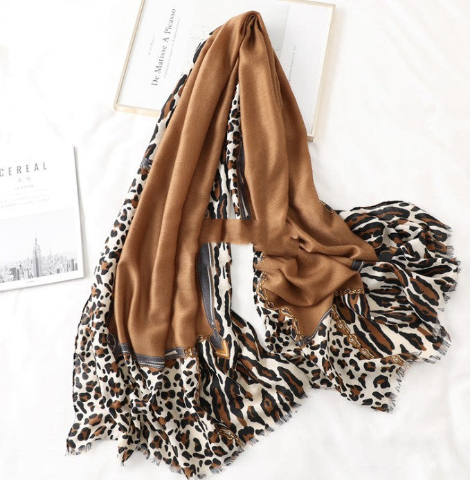 Leopard Flow - Écharpe unisexe