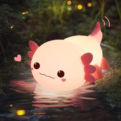 Huggwaii Hoogland Koe Silicone Squishy LED Nachtlamp - Perfect Cadeau voor Kinderen en Meisjes