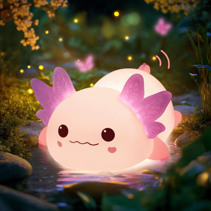 Huggwaii Hoogland Koe Silicone Squishy LED Nachtlamp - Perfect Cadeau voor Kinderen en Meisjes