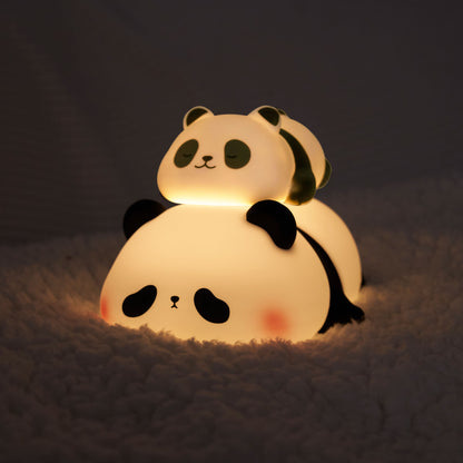 Huggwaii Schattige Panda Nachtlamp LED Squishy Tap Lamp Beste Cadeau voor Baby en Meisje