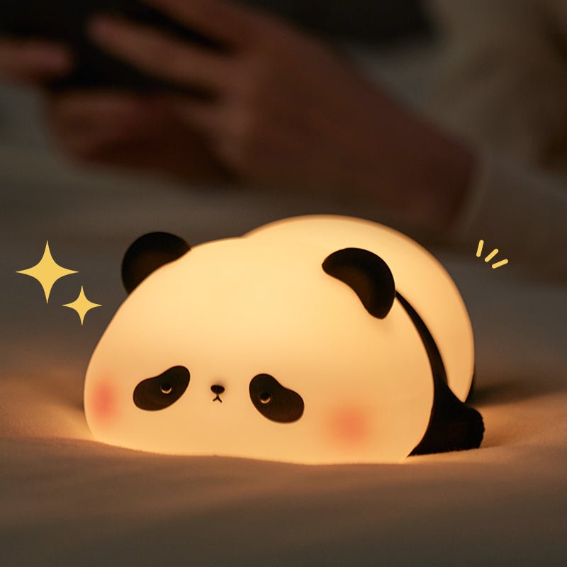 Huggwaii Schattige Panda Nachtlamp LED Squishy Tap Lamp Beste Cadeau voor Baby en Meisje