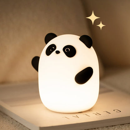 Huggwaii Panda LED Squishy Nachtlampje Voor Cadeau USB Oplaadbare Panda Lamp 1200mAh