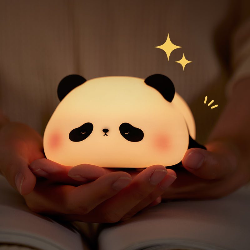 Huggwaii Schattige Panda Nachtlamp LED Squishy Tap Lamp Beste Cadeau voor Baby en Meisje