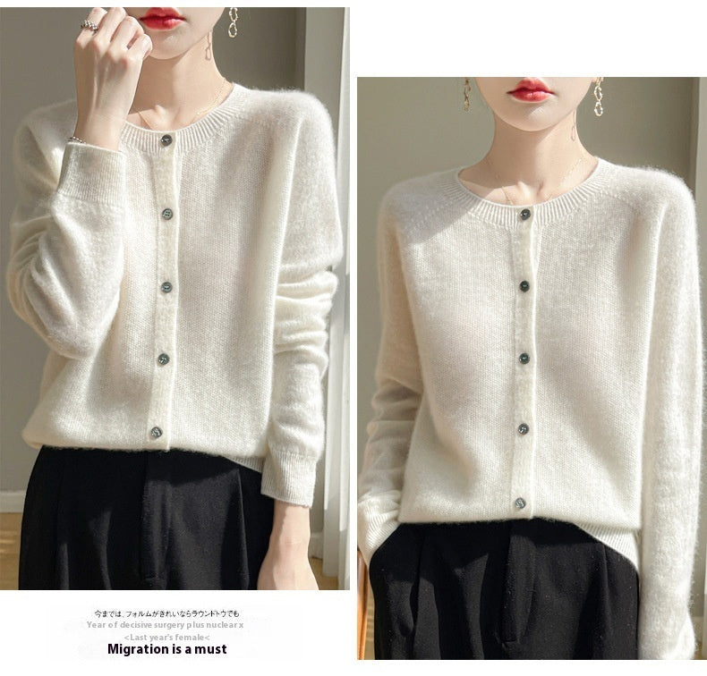 Cachemire Chic - Pull col rond élégant