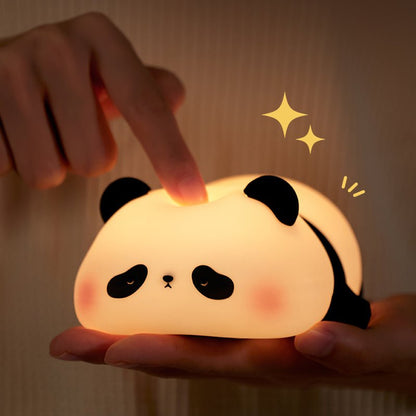 Huggwaii Schattige Panda Nachtlamp LED Squishy Tap Lamp Beste Cadeau voor Baby en Meisje