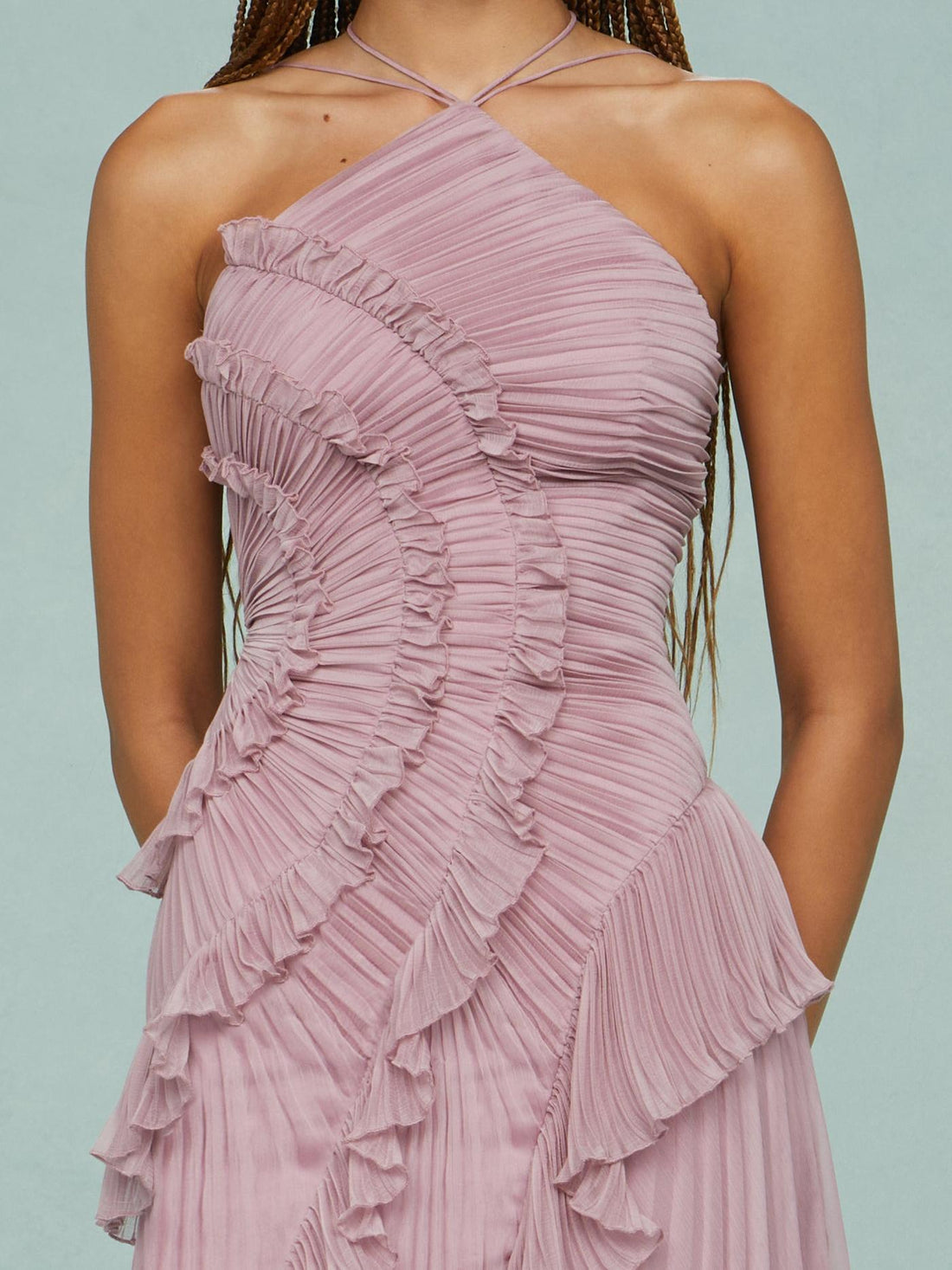 Robe Longue Tourbillon Océan
