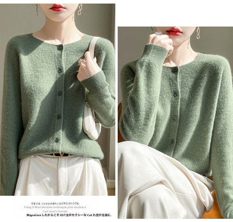 Cachemire Chic - Pull col rond élégant