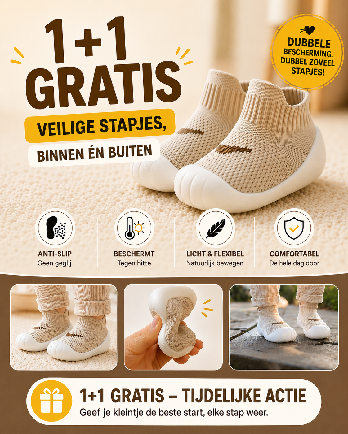 LittleSteps – Anti-slip loopschoentjes