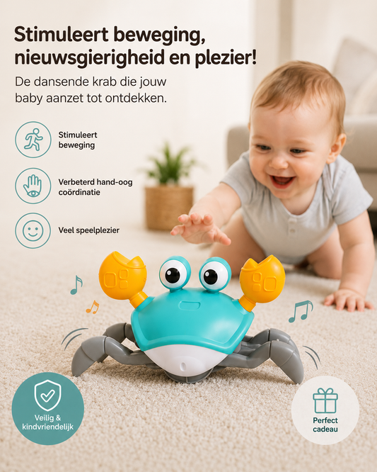 Walking Crab™ | Stimuleert jouw kleintje om te kruipen