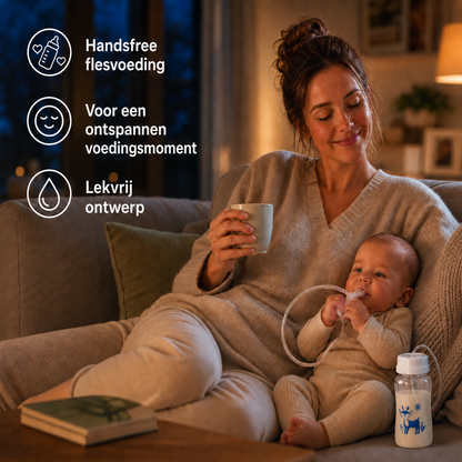 EasySip Babyflesje — Handsvrij Voeden