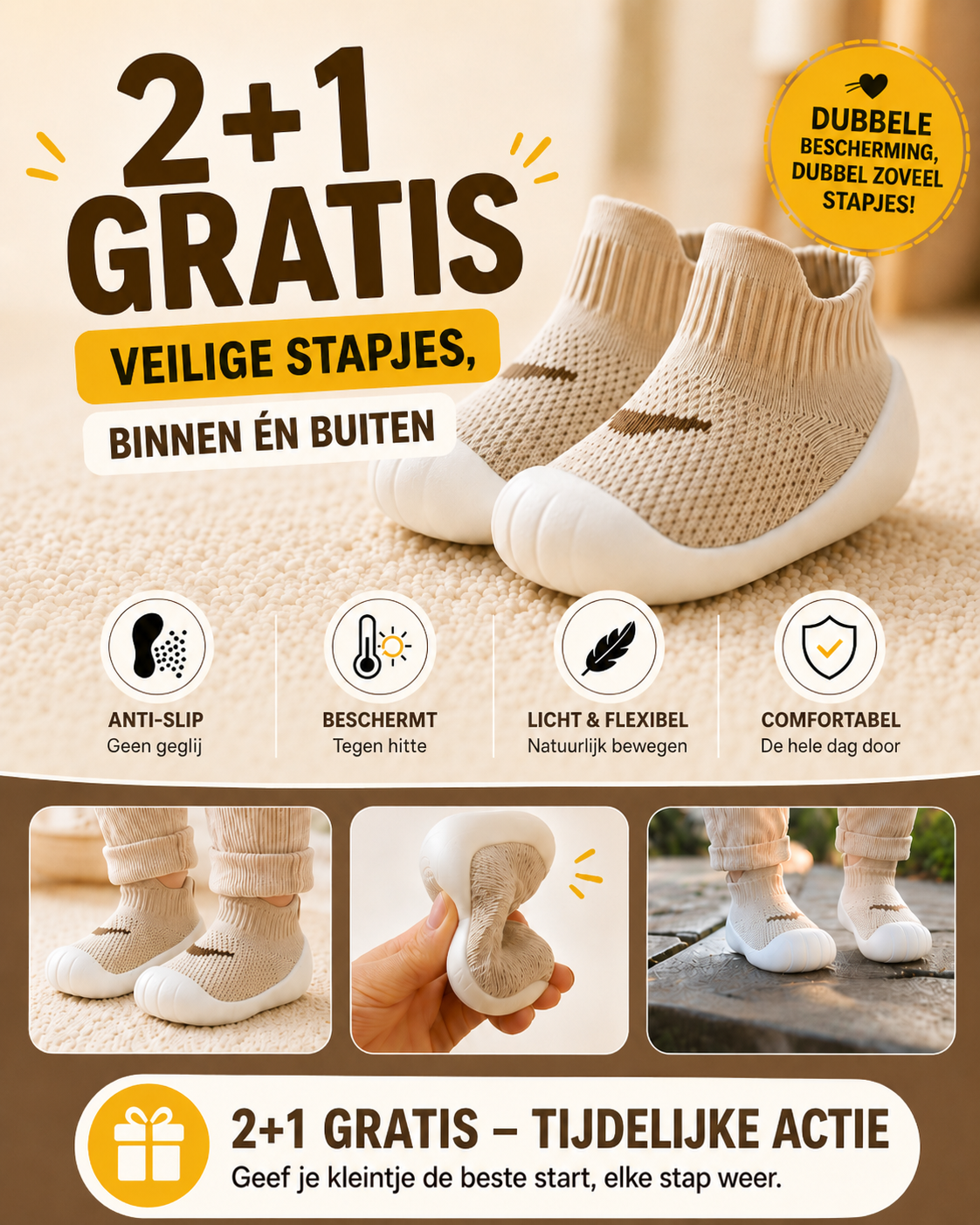 LittleSteps – Anti-slip loopschoentjes