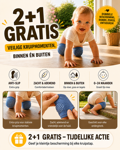 De KruipVeilig - Baby Kniebeschermers voor Kruipen