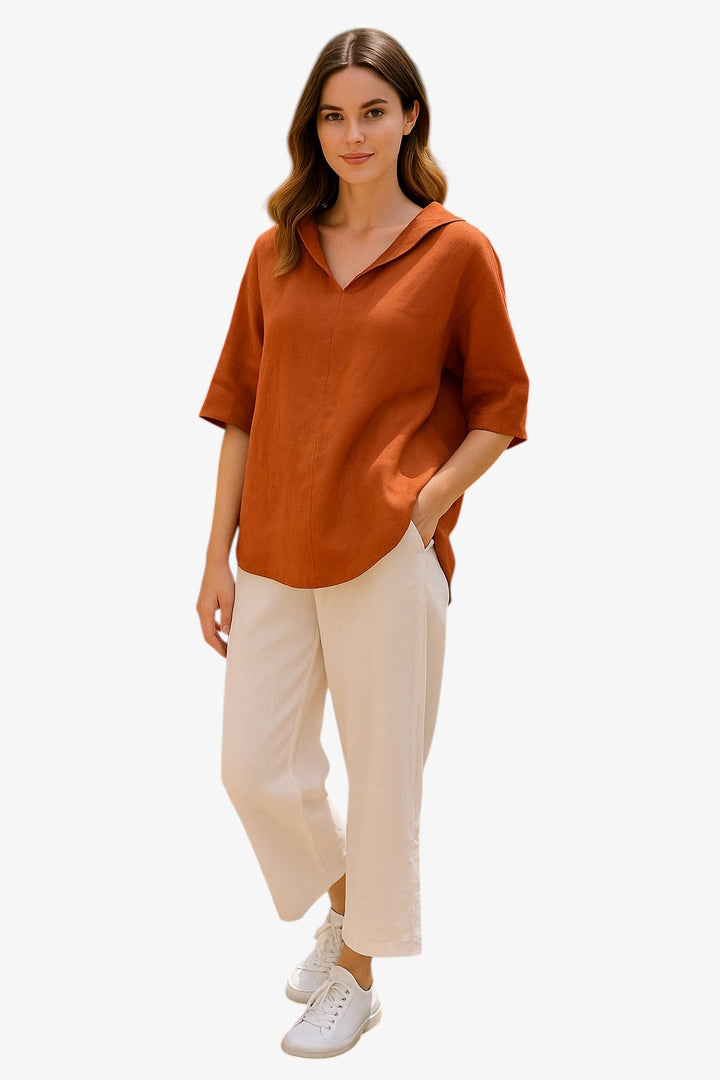 Emily – Blouse décontractée à coupe ample