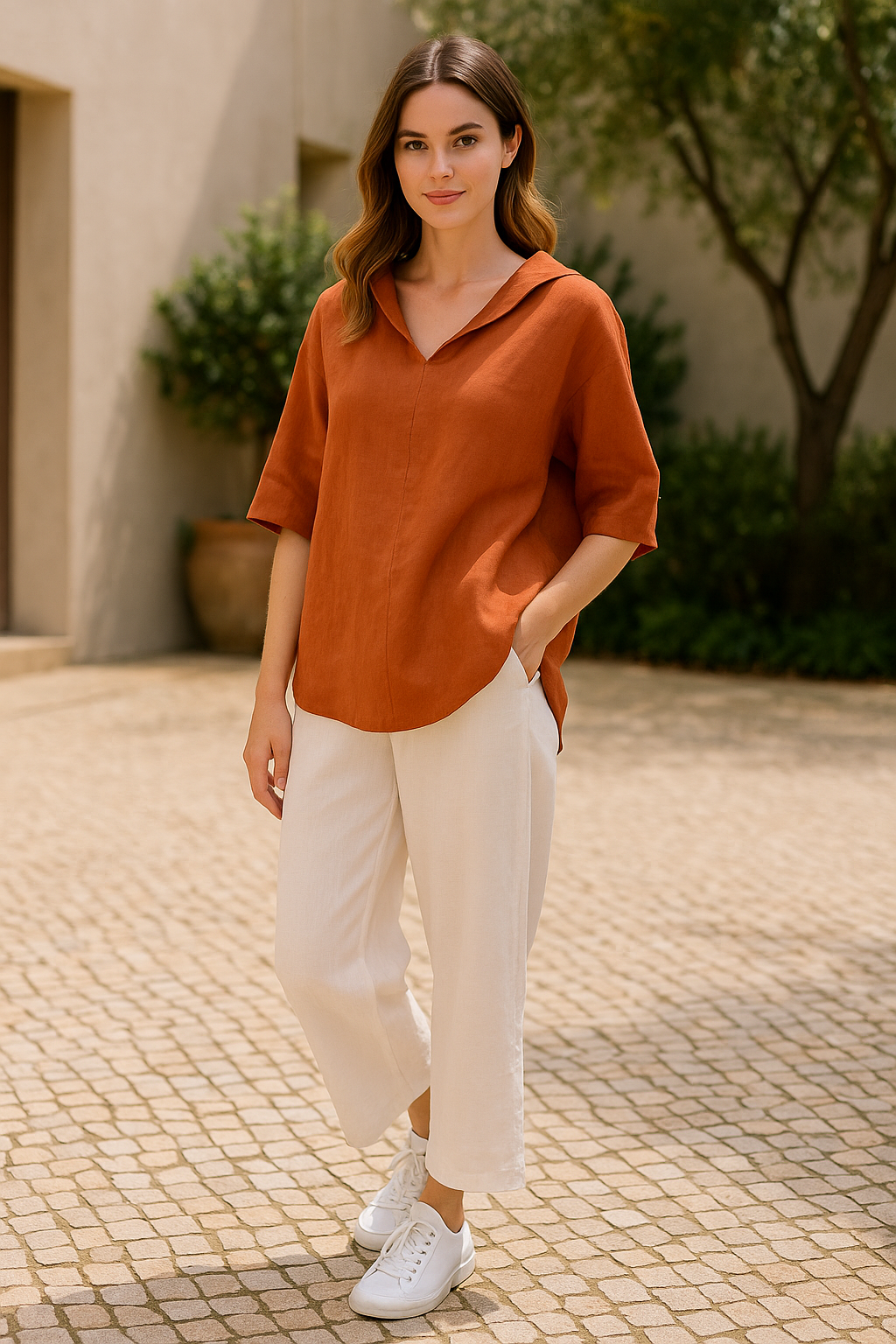 Emily – Blouse décontractée à coupe ample