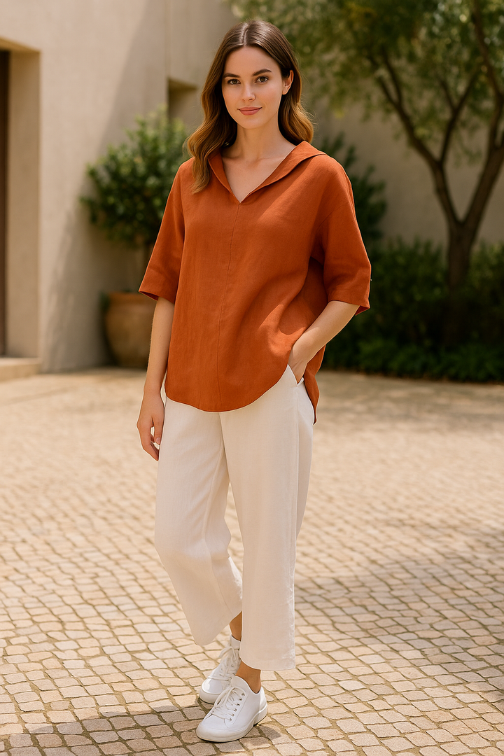 Emily – Blouse décontractée à coupe ample