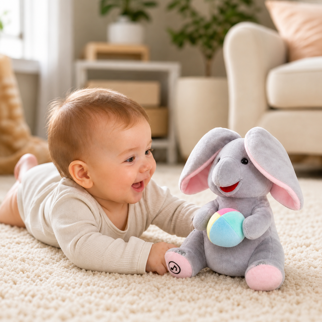 PeekaBoo Olifant - Interactief kiekeboe