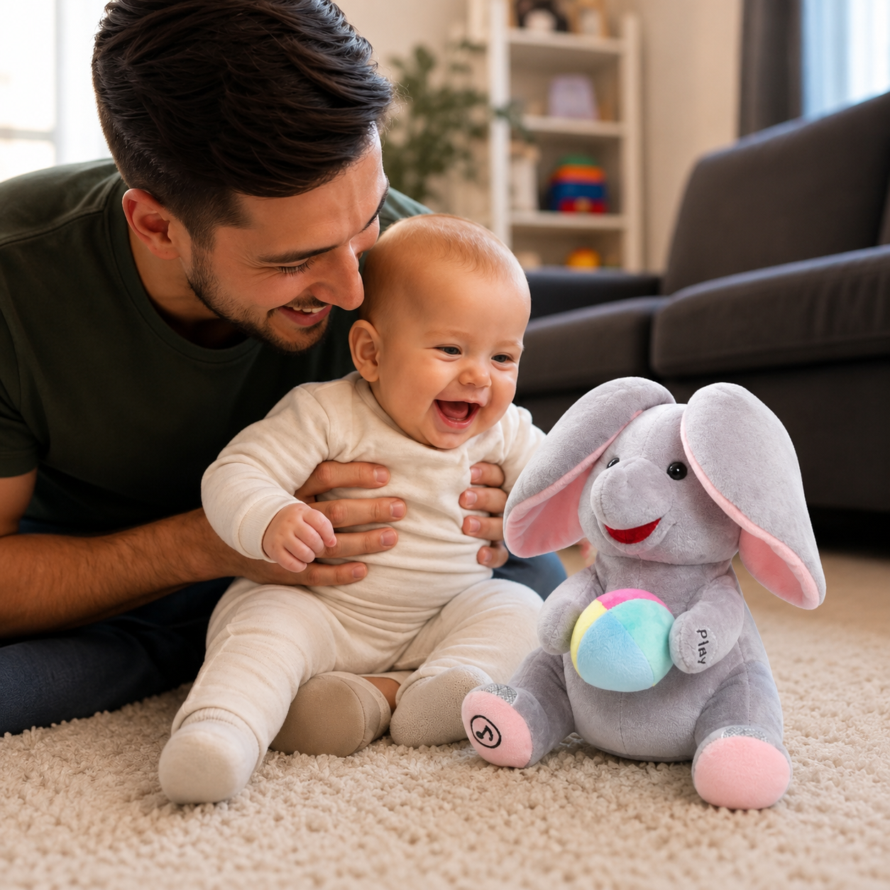 PeekaBoo Olifant - Interactief kiekeboe
