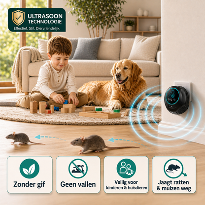 PestShield - Ultrasone ongedierteverjager