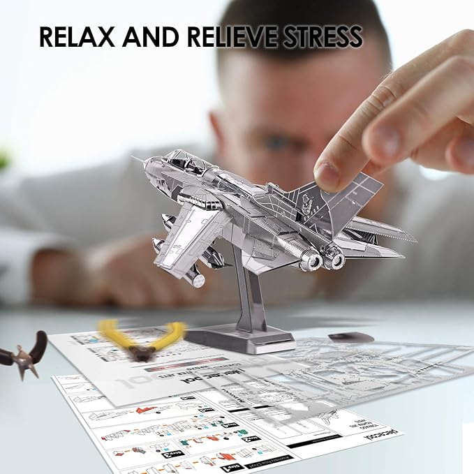 🛩️ 3D Metal Puzzle: Build Your Own Aircraft - No Glue Required! 🛩️
