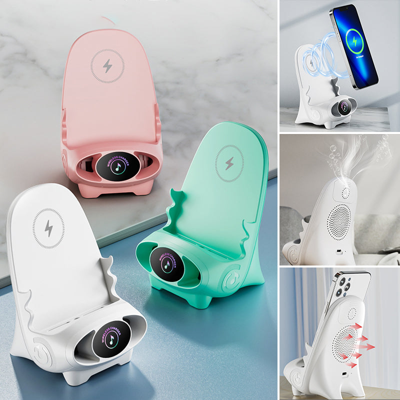 Draadloze Telefoonhouder met 15W Snellaadfunctie - FlexCharge Chair