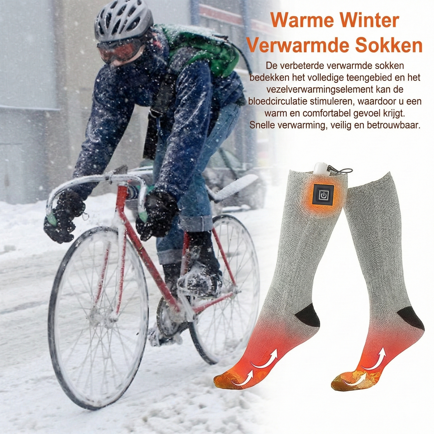 HeatSocks – Altijd warme voeten