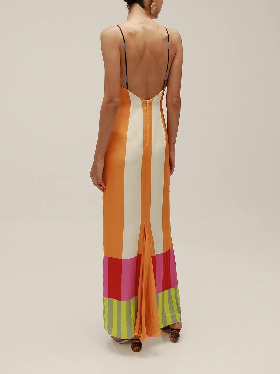 Paloma Bengal – Robe maxi fluide imprimée.