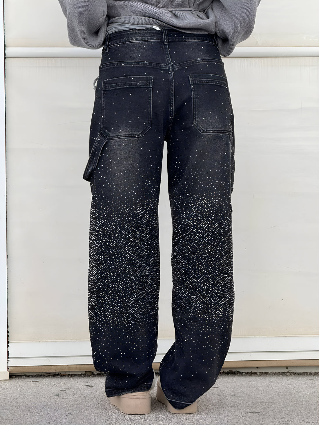Ballon - Jean en denim brillant