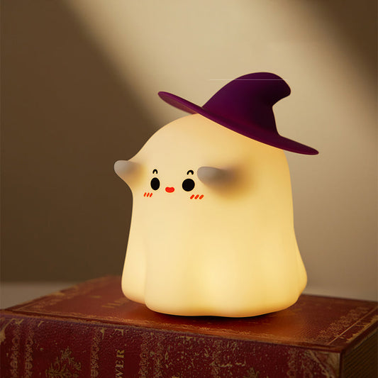 Halloween Geest LED Squishy Tap Tap Nachtlamp