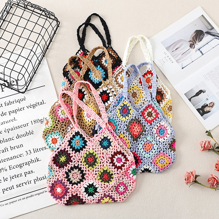 Sac creux vintage en crochet fait main