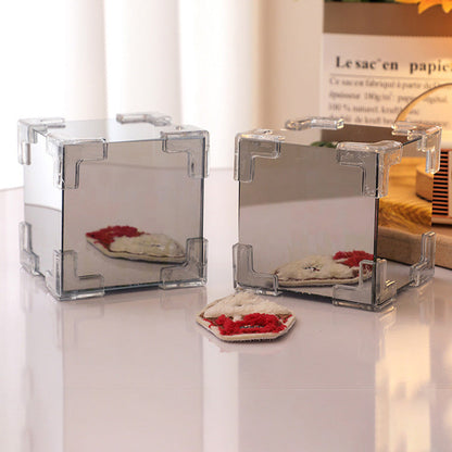 Handgemaakte DIY Tulpen Spiegel LED Nachtlamp Voor Cadeau USB-aansluiting Inplugbare Tulpenlamp