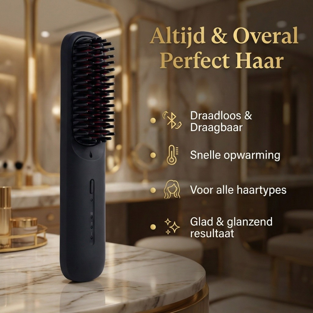 Draadloze Stijlborstel – Stylen waar en wanneer jij wilt