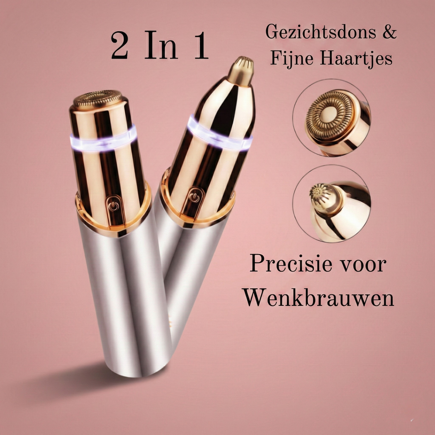 Clear Beauty 2-In-1 Strakke wenkbrauwen & een zijdezachte huid
