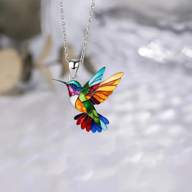 Samantha™ | Élégant Collier Colibri