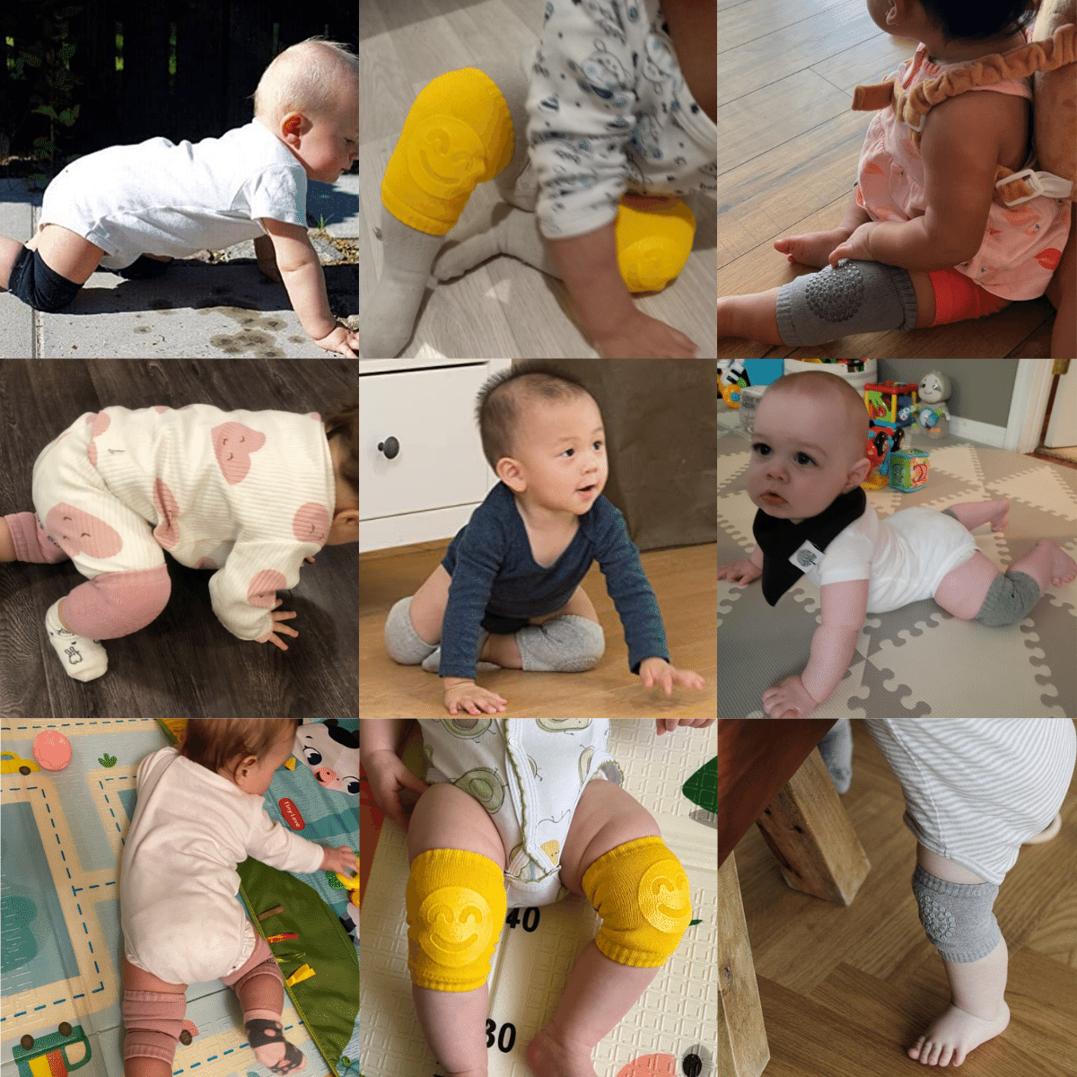 De KruipVeilig - Baby Kniebeschermers voor Kruipen