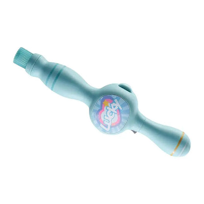 Draagbare Magische Bellenblaas Sproeier Met Kleurrijke Lichtjes Blauw