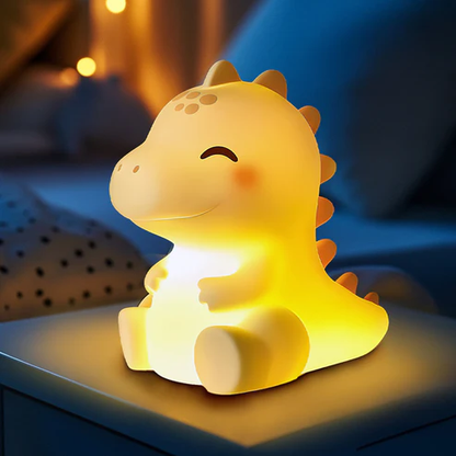 Huggwaii Hoogland Koe Silicone Squishy LED Nachtlamp - Perfect Cadeau voor Kinderen en Meisjes