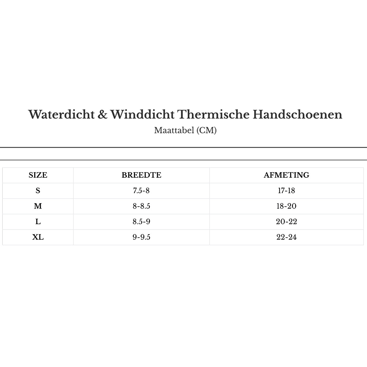 Waterdichte Thermohandschoenen - Dames en Heren