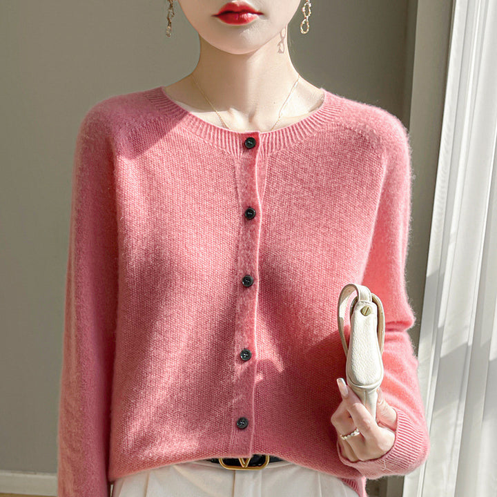 Cachemire Chic - Pull col rond élégant