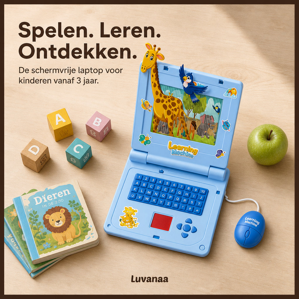 Interactieve Kinderlaptop – Leerzaam & Leuk