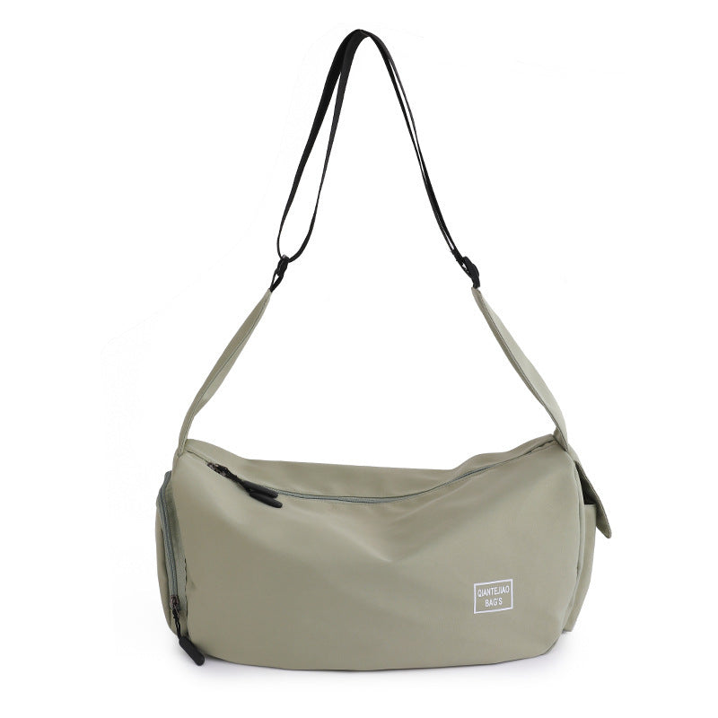Sac à bandoulière en nylon décontracté et tendance, grande capacité, idéal pour le sport et les voyages